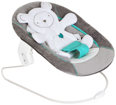 Шезлонг детский Hauck Alpha Bouncer Hearts Grey