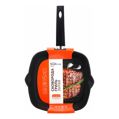 Сковорода-гриль Homeclub Basic антипригарная 26 х 26 см