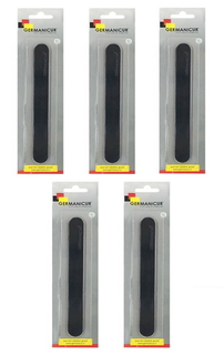 Комплект Пилка наждак для ногтей черная GM-152-01 100х180 х 5 шт. Germanicur