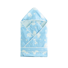 Одеяло-конверт Baby Fox Животные, весеннее, голубое, 90х90 см