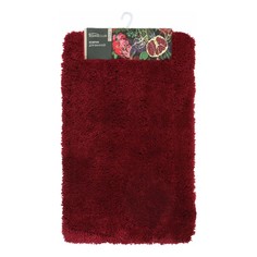 Коврик для ванной Homeclub Velvet 50 х 80 см бордовый GS22-01-5080