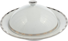 Масленка "Opal"; декор "Платиновые пластинки"; отводка платина Thun 1794