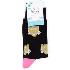 Носки St.Friday Socks Freaky Tiger черные 34-37