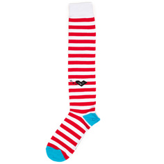 Гольфы унисекс St.Friday Socks Classic Stripes красные 42-46