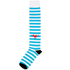 Гольфы унисекс St.Friday Socks Classic Stripes голубые 34-37