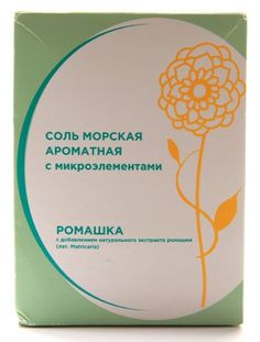 Соль для ванн морская Ромашка, 500 г Уралмедпром