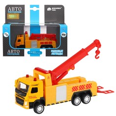 Машинка инерционная Автопанорама VOLVO FM Эвакуатор, М 1:72, желтый