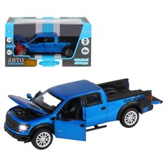 Машинка инерционная Автопанорама 1:34 Ford F-150 SVT Raptor,синий