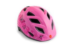 Велошлем детский Met Elfo Pink Butterflies Unisize (46-53 см) 3HELM89UNLR