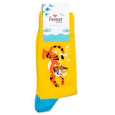 Носки St.Friday Socks Tigr Yellow желтые 34-37