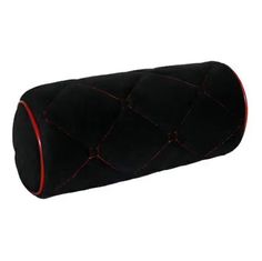 Подушка-валик AutoStandart Stich черная 28 х 12 х 12 см