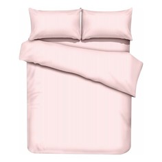 Простыня на резинке Homeclub 160/180 x 200 см страйп серо-голубой