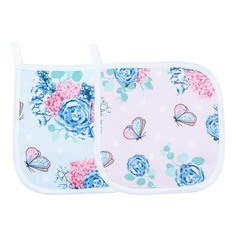 Прихватка Романтика Romantic Dreams 20 x 20 см рогожка белый-синий-розовый в ассортименте