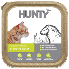 Влажный корм для кошек Hunty, ягненок, 100г