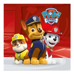 Салфетки бумажные Procos Paw Patrol 2 слоя 33 х 33 см 20 шт