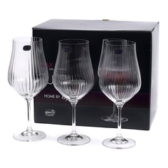 Бокалы Bohemia Crystal Tulipa для вина стекло 550 мл х 6 шт