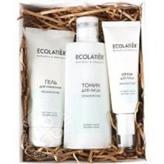 Подарочный набор Ecolatier Гель для умывания 100мл+Тоник для лица 150мл+Крем для лица 50мл