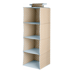 Кофр HomeClub подвесной Castello 4 секции 30 x 30 x 84 см в ассортименте