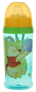 Поильник Lubby Disney baby Медвежонок Винни с мягким носиком и клипсой от 6 мес 360 мл