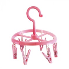 Подвесная сушилка для белья, 6 прищепок, 15,5 х 15,5 см Вселенная Порядка