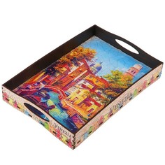 Поднос с ручками Italy, 30 x 20 x 4,5 см Вселенная Порядка
