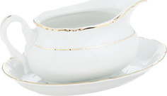 Соусник 400 мл; "Constance", декор "Отводка золото" Thun 1794