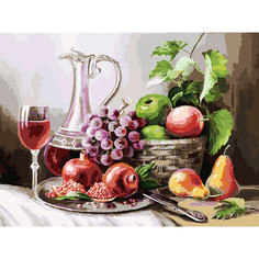 Раскраска по номерам Натюрморт с фруктами Белоснежка 479-OVC