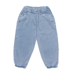 Брюки MBimbo, цвет: голубой р.98