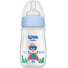 Бутылочка WeeBaby Plus. Classic, с рождения, 250 мл