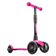 Трехколесный самокат Дерзкий Старт детский, бесшумное шасси Super-CHASSIS, розовый !Дерзкий
