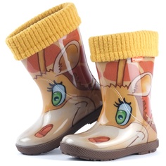 Резиновые сапоги для детей Demar 0048 AК желтый 24