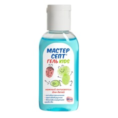Гель MEDLEX, Мастерсепт KIDS (голубой) дезинфицирующее средство, кожный антисептик 50 мл