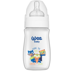 Бутылочка WeeBaby Plus Classic, с рождения, 250 мл