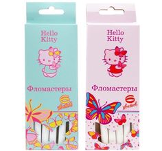 Набор фломастеров Action Hello Kitty с печатью на корпусе 6 цв, в ассорт. Action!