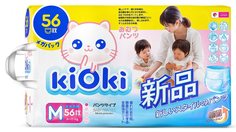 Детские подгузники-трусики Kioki, M (6-11 кг) 56 шт.