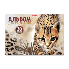 Альбом для рисования на клею ErichKrause® Wild Cat, А4, 20 листов