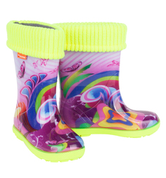 Резиновые сапоги Demar фиолетовый 0448EA HAWAI LUX EXCLUSIVE р.22-23