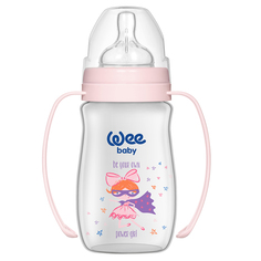 Бутылочка WeeBaby Plus Classic, с рождения, 250 мл