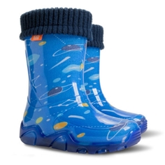 Резиновые сапоги для детей Demar 0033 T STORMER LUX PRINT синий 30