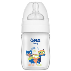 Бутылочка WeeBaby Plus. Classic, с рождения, 150 мл