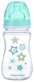 Бутылочка Canpol EasyStart Newborn baby PP 240 мл 3+ голубой