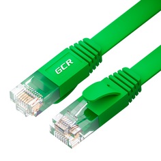 Патч-корд GCR GCR-LNC65 UTP кат 6 кабель для интернета плоский 7,5 метров