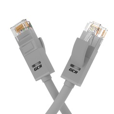 Патч-корд GCR GCR-LNC03-0.2m прямой 0.2м UTP кат.5e, серый