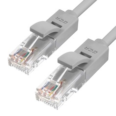 Патч-корд GCR GCR-LNC0-C 2м UTP кат.5е, серый, RJ45, литой
