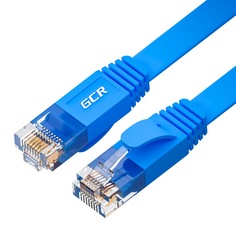 Патч-корд GCR GCR-LNC65 UTP кат 6 кабель для интернета плоский 5 метров