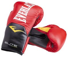 Боксерские перчатки Everlast Elite ProStyle красные, 16 унций