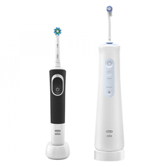 Набор электрическая зубная щетка ORAL B Vilality black + Ирриагатор ORAL B Aquacare 4