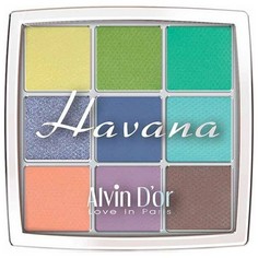 Тени для век Alvin Dor, Havana 9 в 1