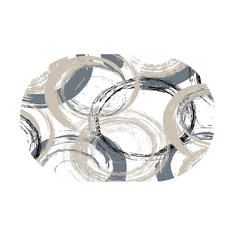 Ковер Люберецкие ковры Альфа 88010/2655, овальный, 1,5 x 2,3 м, фризе Alfa