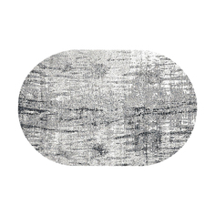 Ковер Люберецкие ковры Альфа 88026/55, овальный, 1 x 2 м, фризе Alfa